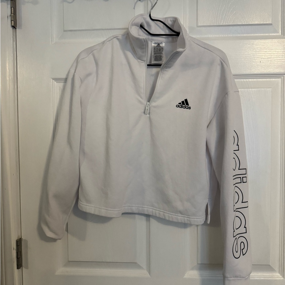 Adidas Women's Cropped Pullover Size Medium